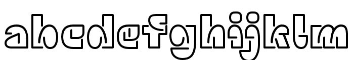 Articon Outline Font LOWERCASE