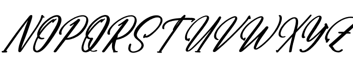 Artifacts Cultural Italic Font UPPERCASE