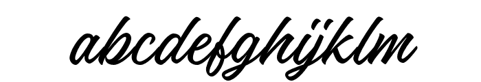 Artiglow Script-Regular Font LOWERCASE