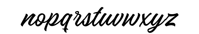 Artiglow Script-Regular Font LOWERCASE