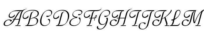 Artisan Paris Italic Font UPPERCASE