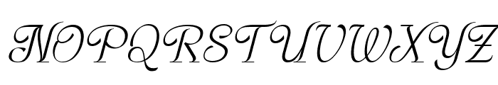 Artisan Paris Italic Font UPPERCASE