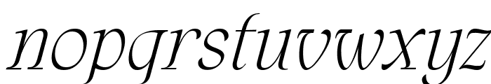 Artisan Paris Italic Font LOWERCASE