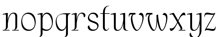 Artisan Paris Regular Font LOWERCASE