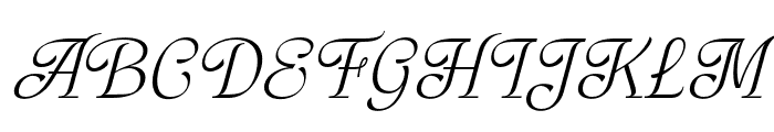 ArtisanParis-Italic Font UPPERCASE