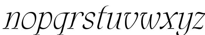 ArtisanParis-Italic Font LOWERCASE