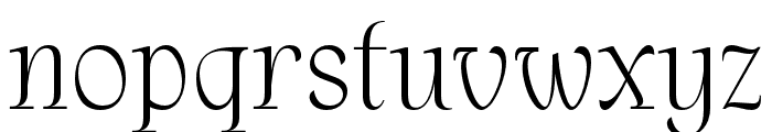 ArtisanParis-Regular Font LOWERCASE