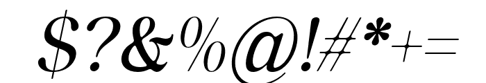 Artisandra-Italic Font OTHER CHARS