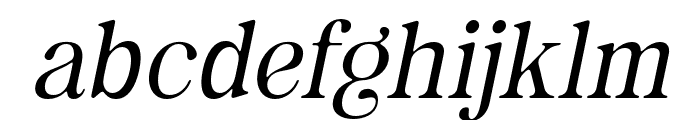 Artisandra-Italic Font LOWERCASE