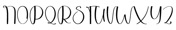 Artistic Script Font UPPERCASE