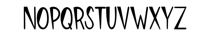 Artistically Inclined Font UPPERCASE