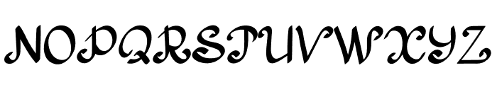 Artyhand Font UPPERCASE