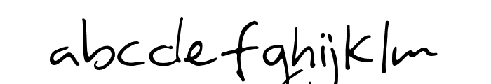 ArumiTwain-Regular Font LOWERCASE