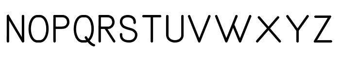 Aruna Thin Font LOWERCASE