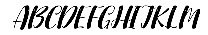 Aryaka Italic Italic Font UPPERCASE