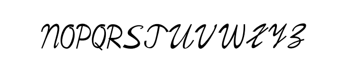 Asaikana Font UPPERCASE