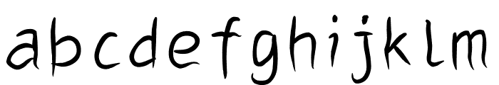 Asari-Regular Font LOWERCASE
