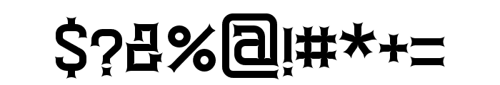 Asbanur-Regular Font OTHER CHARS