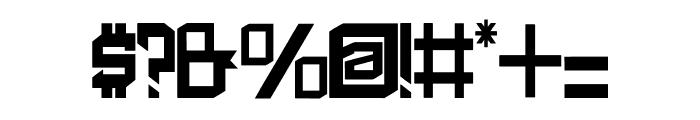 Ascharge Font OTHER CHARS