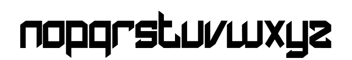 Ascharge Font LOWERCASE