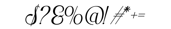 Asefine Script Font OTHER CHARS