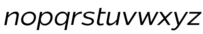 Asen Pro Italic Font LOWERCASE