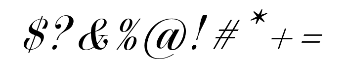 Asgaria-Italic Font OTHER CHARS