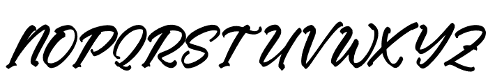 Ashantty Italic Font UPPERCASE
