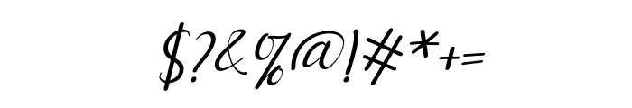 Ashanty Herlina Italic Font OTHER CHARS