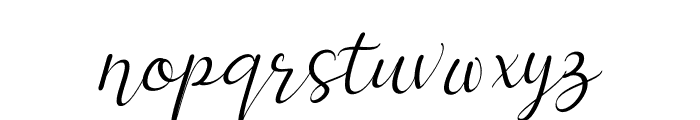 Ashanty Herlina Italic Font LOWERCASE