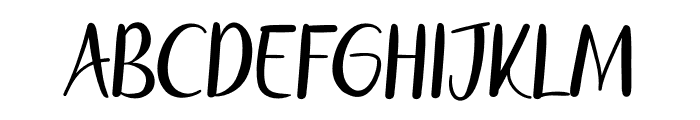 Ashanty Font UPPERCASE