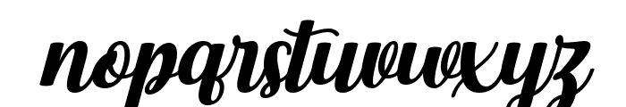 Ashelia Italic Font LOWERCASE