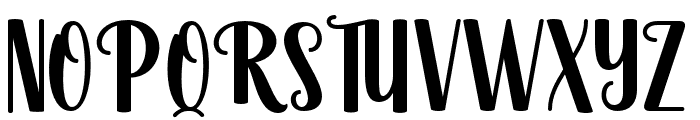 Ashelia Regular Font UPPERCASE