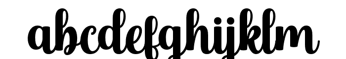 Ashelia Regular Font LOWERCASE