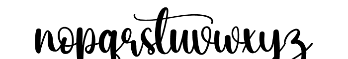Ashellin Font LOWERCASE