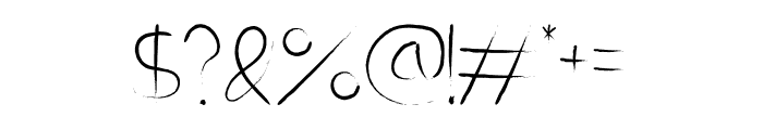 Ashen-Regular Font OTHER CHARS
