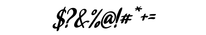 Ashifa Italic Font OTHER CHARS