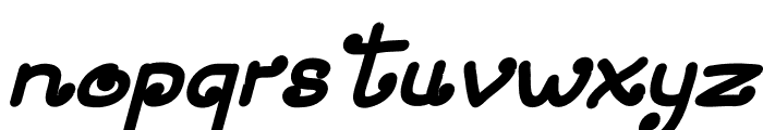 Ashintta Bold Italic Font LOWERCASE