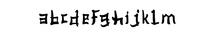 Ashito-Regular Font LOWERCASE