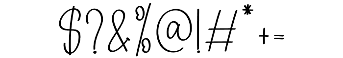 Ashley Signature Font OTHER CHARS