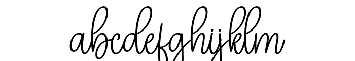 Ashley Signature Font LOWERCASE