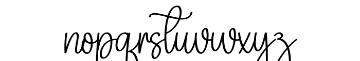 Ashley Signature Font LOWERCASE