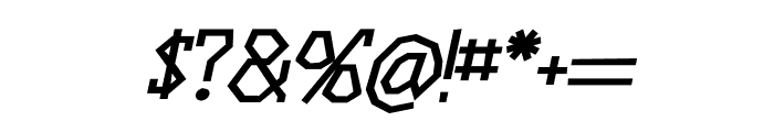 Ashylum Italic Bold Font OTHER CHARS