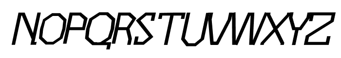 Ashylum Italic Bold Font UPPERCASE