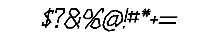 Ashylum Italic Font OTHER CHARS