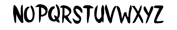 Asian Sumi Regular Font UPPERCASE