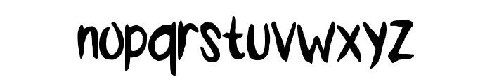 Asian Sumi Regular Font LOWERCASE