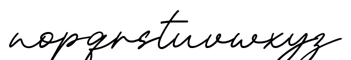 Asita Signature Regular Font LOWERCASE