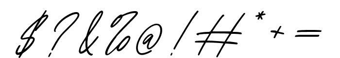 AsitaSignature-Regular Font OTHER CHARS