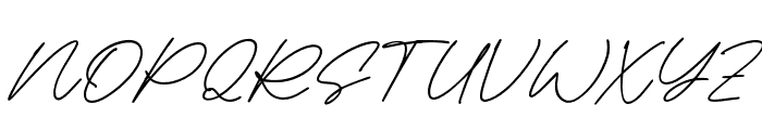 AsitaSignature-Regular Font UPPERCASE